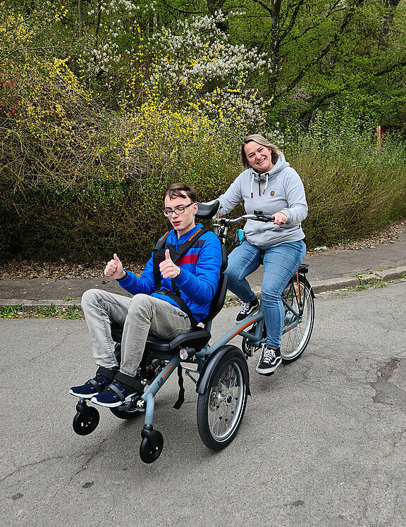 Fahrradfahren mit Behinderung