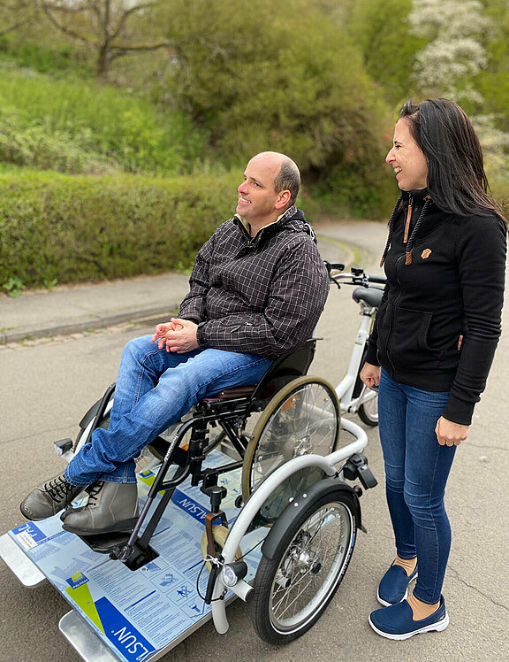 Fahrradfahren mit Behinderung